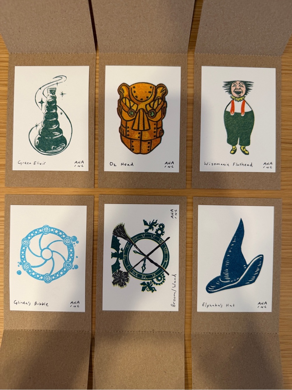 Wicked x Anastasia Inciardi Mini Prints (Limited Edition, complete set of 6)